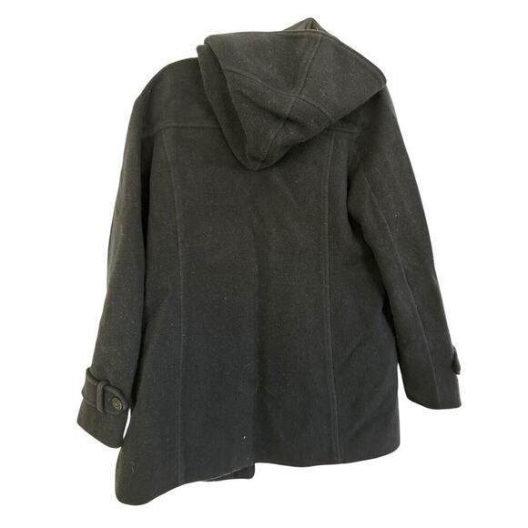 PENDLETON ROSLYN WATERPROOF LAMBSWOOL BLEND HOODED COAT BLUE NAVY Size S/P - Picture 3 of 11